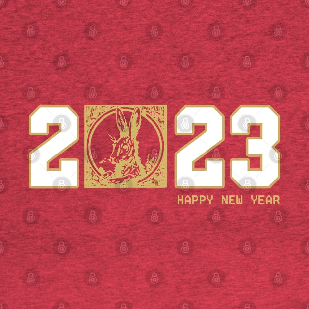 Happy Chinese New Year 2023 Year of the Rabbit by teesmile